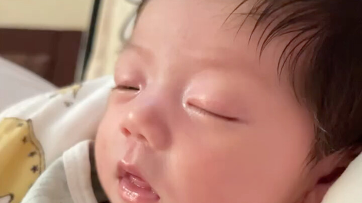 Because I listened to my mother-in-law's advice and shaved off the baby's hair...