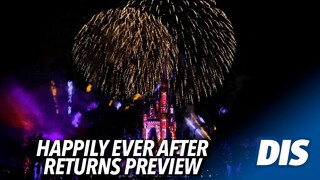 Happily Ever After Magic Kingdom Cast Member Preview