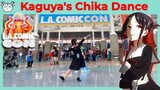 Kaguya Dances to Chika Dance at LA Comic Con [Public Dance Challenge] (Kaguya sama: Love is War)