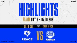 Highlights PCE vs RED  [Ngày 3][Vòng Khởi Động][CKTG 2021][07.10.2021]