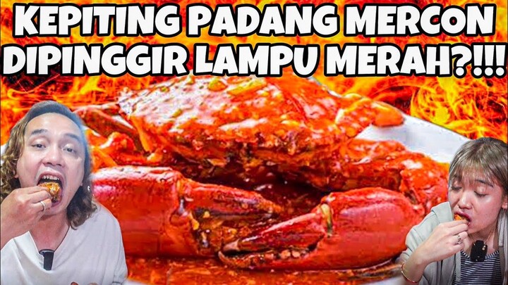 CABE SEMUA!KEPITING SAUS PADANG CABE MERCON PINGGIR LAMPU MERAH