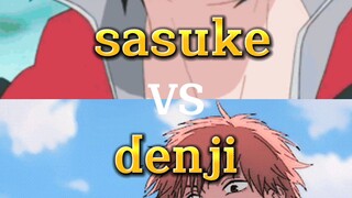 1v1 battle sasuke vs denji