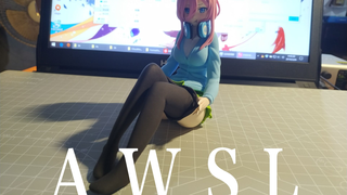 【三玖手办自制】坐姿脱袜三玖手办制作，三玖天下第一！！