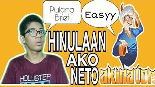 HINULAAN AKO NETO!! ANONG KULAY NG BRIEF KO? (AKINATOR GAMEPLAY) TAGALOG
