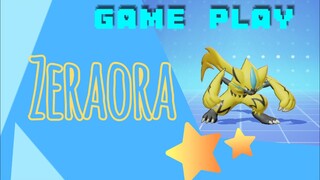 Game Play, Zeraora Pokemon Unit.