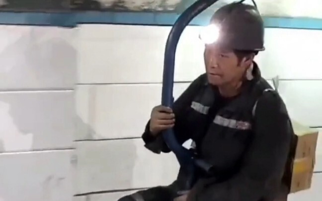 I am a miner. This is the monkey car we ride up and down the mine.
