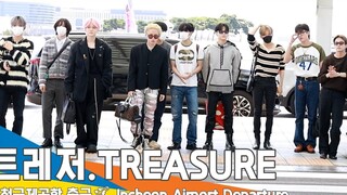 TREASURE meninggalkan Bandara Internasional Incheon Korea menuju Jepang, mewarnai rambut! Mewarnai r