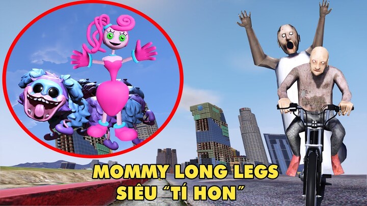 GTA 5 Bà Ngoại GRANNY Đi Tìm MOMMY LONG LEG Siêu "Tí Hon" Và Baby PJ PUG Cùng Với Ông Ngoại GRANDPA
