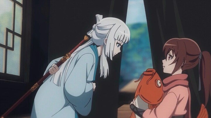 Feng Ling'er: Saya menangkap ikan sebesar itu, saya sangat senang~ Saya akan memberikannya kepada is