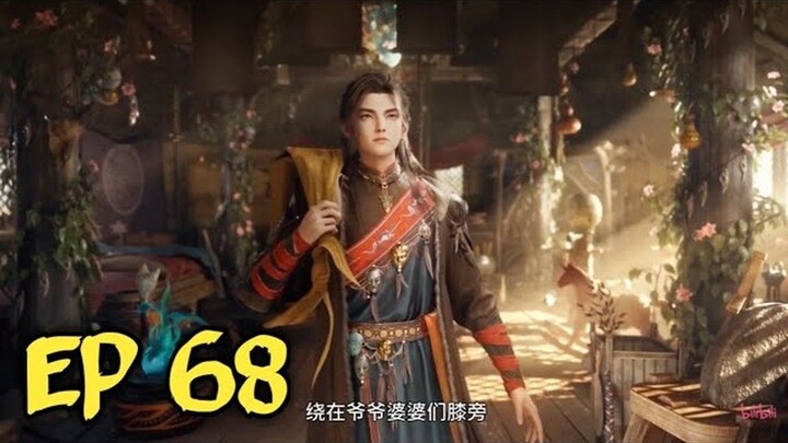 Tales Of Herding Gods Ep 68  Qin Mu Bertransformasi Ke Wujud Dewa 🔥