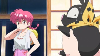 New October episodes: Short-haired Akane is online, Ryoga turns into a pig after being exposed to co