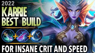 MLBB: Buffed Karrie Critical Best Build in 2022 | Build Top 1 Global Karrie