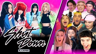 SHUT DOWN by Blackpink | Best and Funniest Reaction Compilation #reactionverse