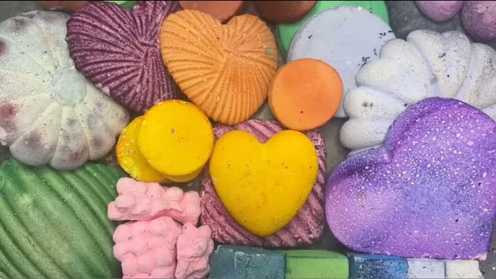 Colorful Dyed Chalk ASMR |Soft Crush & Satisfying Crumble