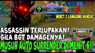 ASSASSIN TERLUPAKAN! PADAHAL KLO JADI 1x COMBO MUSUH AUTO MAMPUS!! - MOBILE LEGENDS