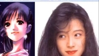 Dewi Jepang yang digambar dalam anime karena dia terlalu cantik