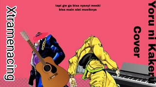 YOASOBI - Yoru ni kakeru [ Xtramenacing ] Cover by Dio Brando dan Jotaro Kujo
