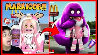 KETIKA MOMON NGEYEL DAN MENCOBA GRIMACE SHAKE !! MOMON DIMAKAN GUYS !! Feat @sapipurba Roblox