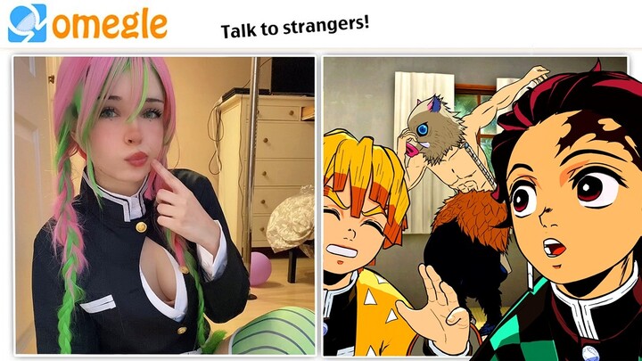 Demon Slayers Go on Omegle (Demon Slayer VR)