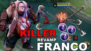 REVAMP FRANCO DAMAGE | DIRE HIT FOR ONE HIT | MLBB