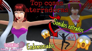 Top 8 cosas aterradoras captadas en Sakura 😱 || Sonidos extraños || Sakura School Simulator