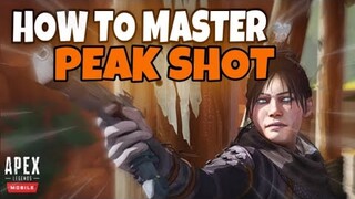How To MASTER "PEAK SHOT" MOVEMENT on APEX LEGENDS MOBILE