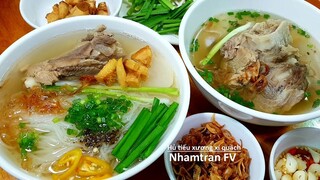 HỦ TIẾU XƯƠNG XÍ QUÁCH Ngon Ngọt Rất Dễ Nấu Tại Nhà |Nhamtran FV