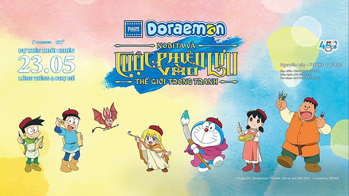 [Bản Đẹp - Lồng Tiếng] Doraemon Movie 44 (2025): Nobita Và Cuộc Phiêu Lưu Vào Thế Giới Trong Tranh