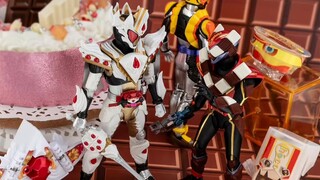 Soul Limited Pre-order Release! Soul Limited SHF Kamen Rider Gabu Cake King Kamen Rider Bram Pudding