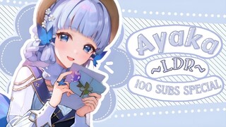 Ayaka edit -  LDR |  ^^ 100 subs special ❄️ ^^  | Genshin impact  (1080p)