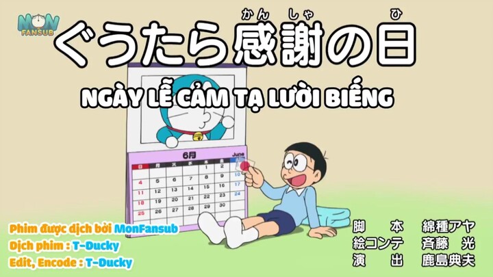 [DORAEMON VIETSUB]Ngày Lễ Cảm Tạ Lười Biếng - Bí Mật Trong Tâm Của Shizuka