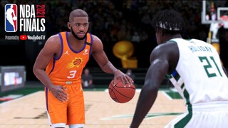 NBA 2K21 Ultra Modded Finals | Suns vs Bucks | GAME 4 Highlights 4th Qtr