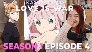 MIYUKI AND KAGUYA IN CAT EARS❗ | Kaguya-sama: Love Is War Season 1 Episode 4 Reaction