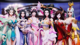 Zhen Ji, King of Glory MMD, Wang Zhaojun