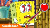 SpongeBob | SpongeBob Merusak "Cuti Sakit" Squidward 🤒 | Nickelodeon Bahasa