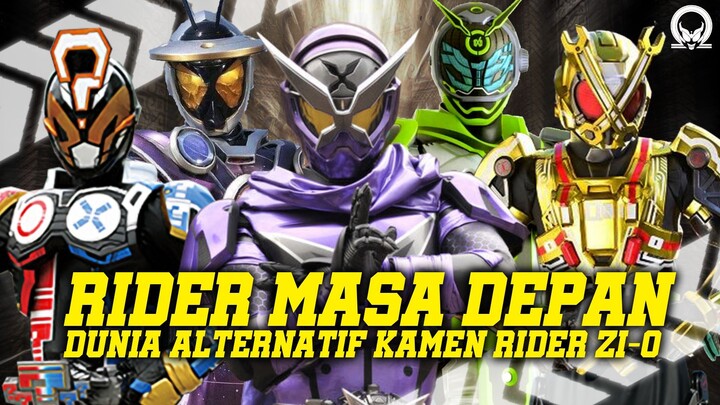 Para Kamen Rider Masa depan Dari Timeline Alternatif Dunia Kamen Rider Zio Shinobi Quiz Kikai Ginga