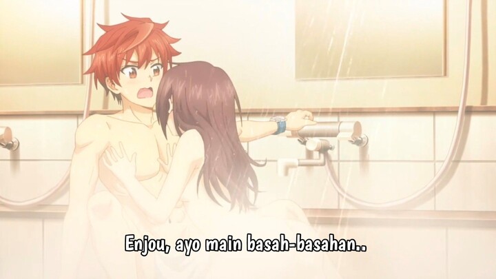 Gak bahaya ta Enjou dan Momoka-chan basah-basahan di kamar mandi berduaan 🥵💦