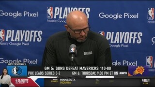 Luka Doncic did everything possible - Jason Kidd on Mavericks big loss to Suns 110-80 Game 5