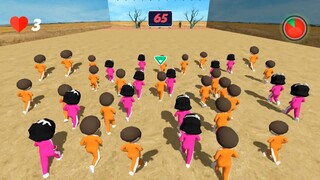 Squid Game Pink Jacket & Orange Jacket Cookie Carver 7