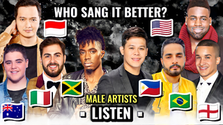 LISTEN by Beyoncé (male cover)| Who sang it better? | Indonesia × Italy × Brazil × USA × Philippines