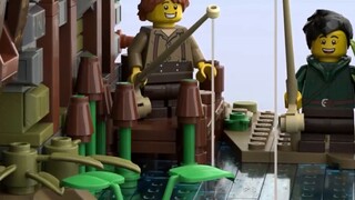 LEGO Ideas' work "John's Medieval Water Mill" received 10,000 votes of support!
