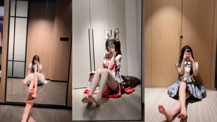 Coba kamu lawan aja kaki panjang si mbak itu!