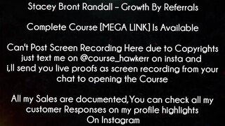 Stacey Bront Randall Course Growth By Referrals Download