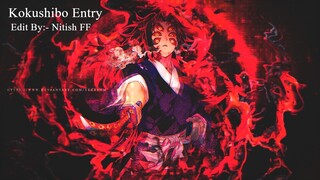 kokushibo Entry - Demon slayer - season 3  #anime #animeedits #shorts #viral #trending