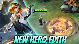 NEW EDITH HERO | EDITH NEW HERO IN MOBILE LEGENDS | MLBB NEW HERO