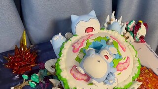 Snow Mountain Forest Landscape, PPAP Snowman Snorlax/Alola Coconut Tree Unboxing Review