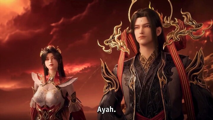 Penampakan Kaisar Api Xiao Yan, Yao Lao dan XIao Xiao di Great Ruler S2