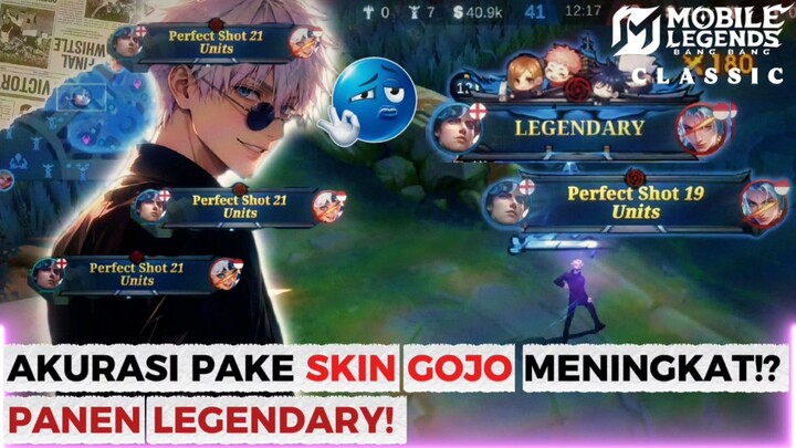 GOJO MODE PERFECT SHOT! Ulti JARAK JAUH panen LEGENDARY 🎯⚡