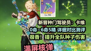 【غينشين إنتراكتيون】 كافي: سائق جديد من فئة 4 نجوم لبوابة البذور، قوي جدًا! يعزز أضرار البذور للفريق 