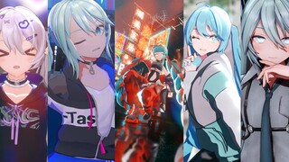 【初音MMD】-这份无法按捺的心情，让我该如何是好-シンデレラ (Giga First Night Remix)